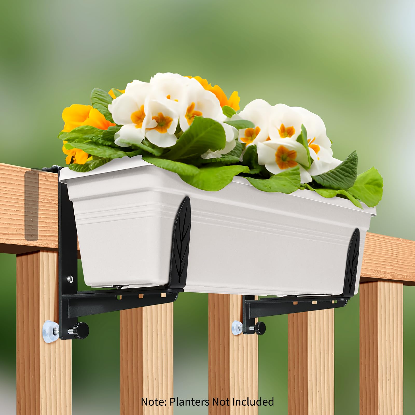VOXOR bottom-supported brackets reinforce stability to prevent tilting on rails.