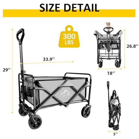 VOYSIGN foldable wagon quick tool-free assembly.