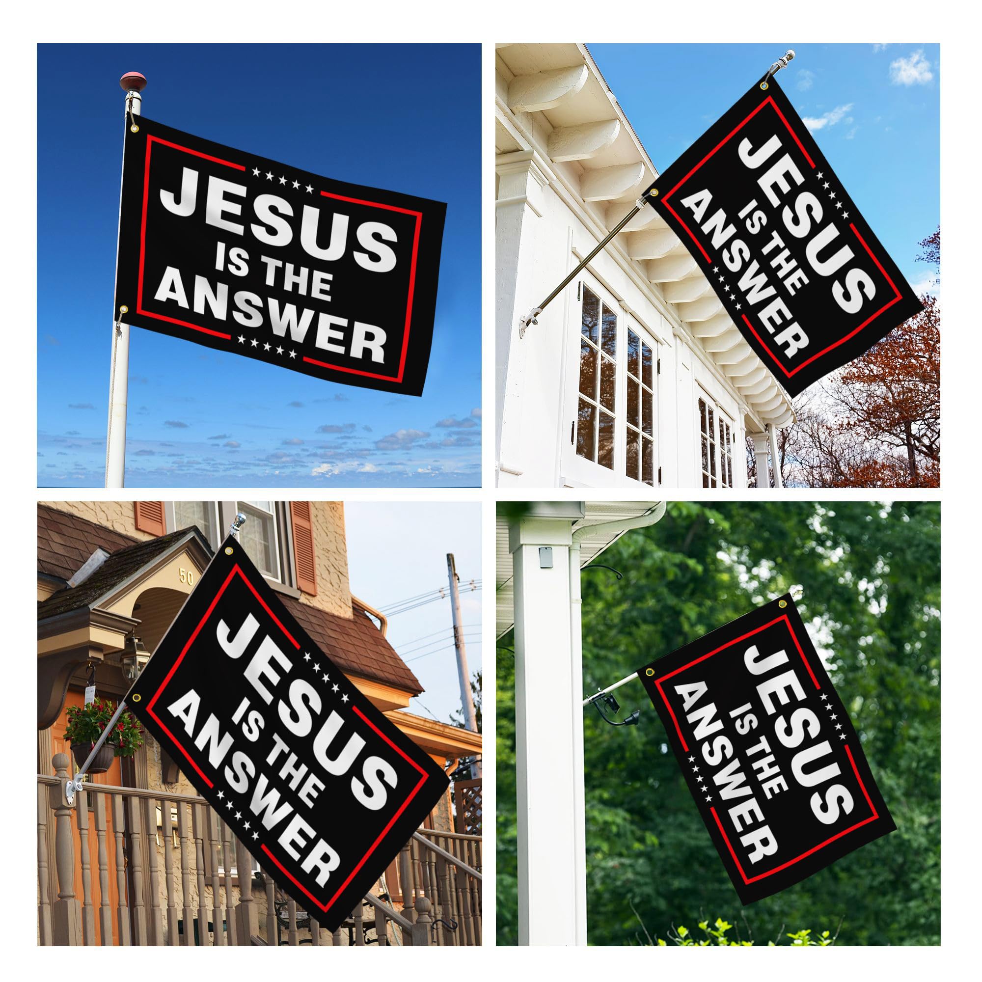 VOZUN Christian flag for public display at celebrations and gatherings.