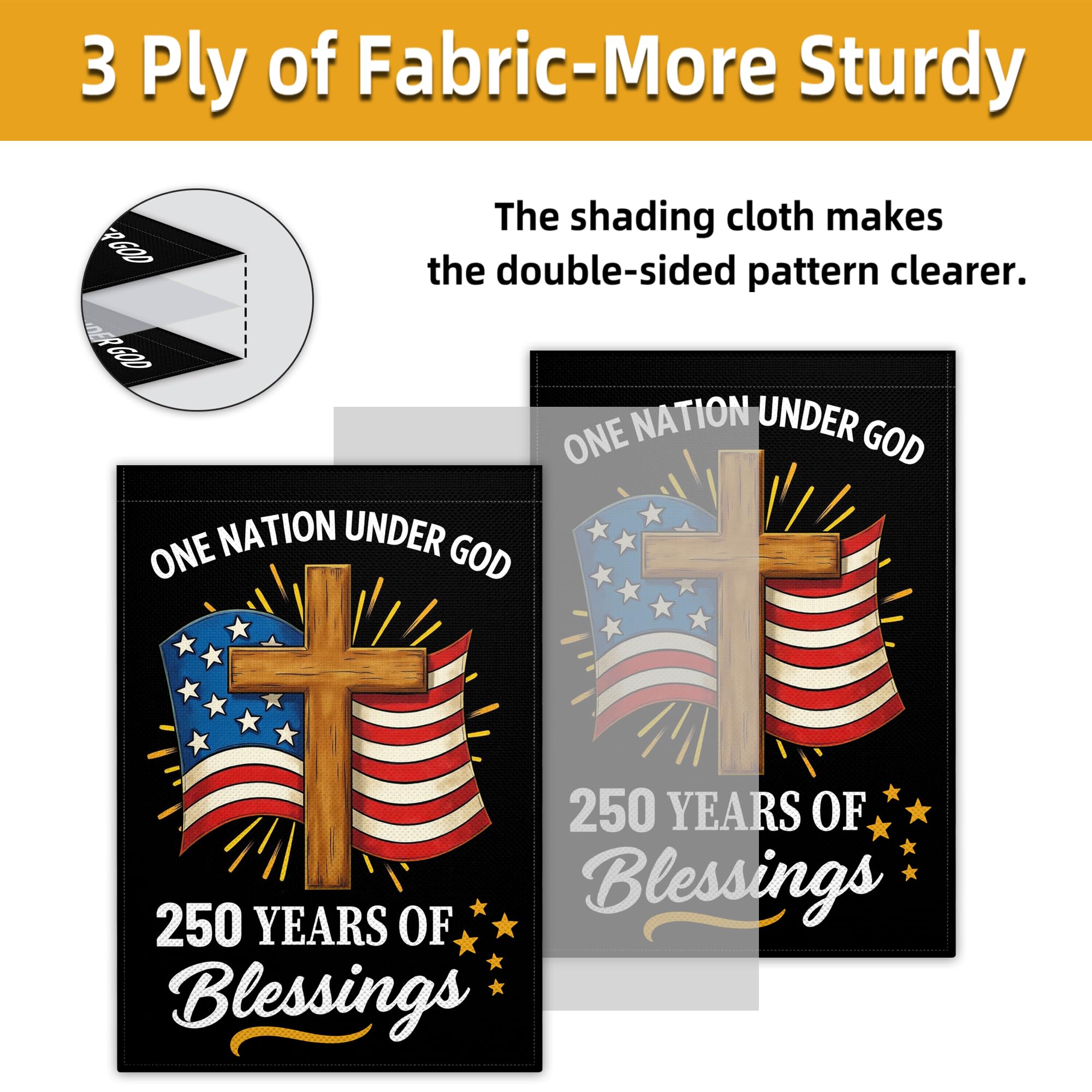 VOZUN high-definition screen-printed flag with vivid color from both sides