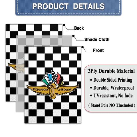 VOZUN weatherproof polyester flag endures sun and rain