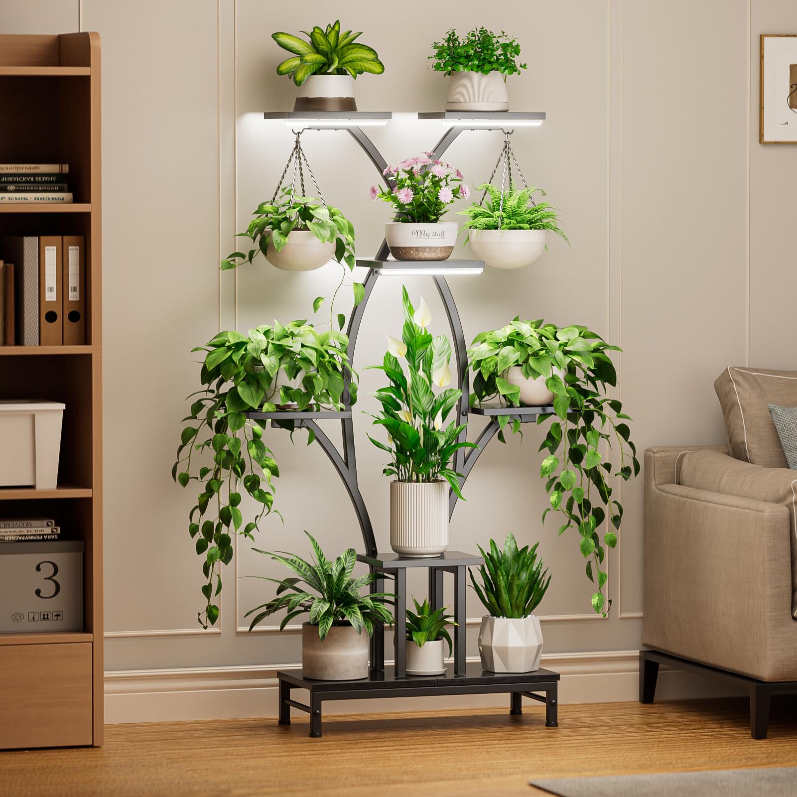 VOZZYOTO rust-resistant coating protects shelves from moisture and daily wear.