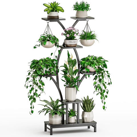 VOZZYOTO sturdy iron-frame design provides durable support for tall varieties.