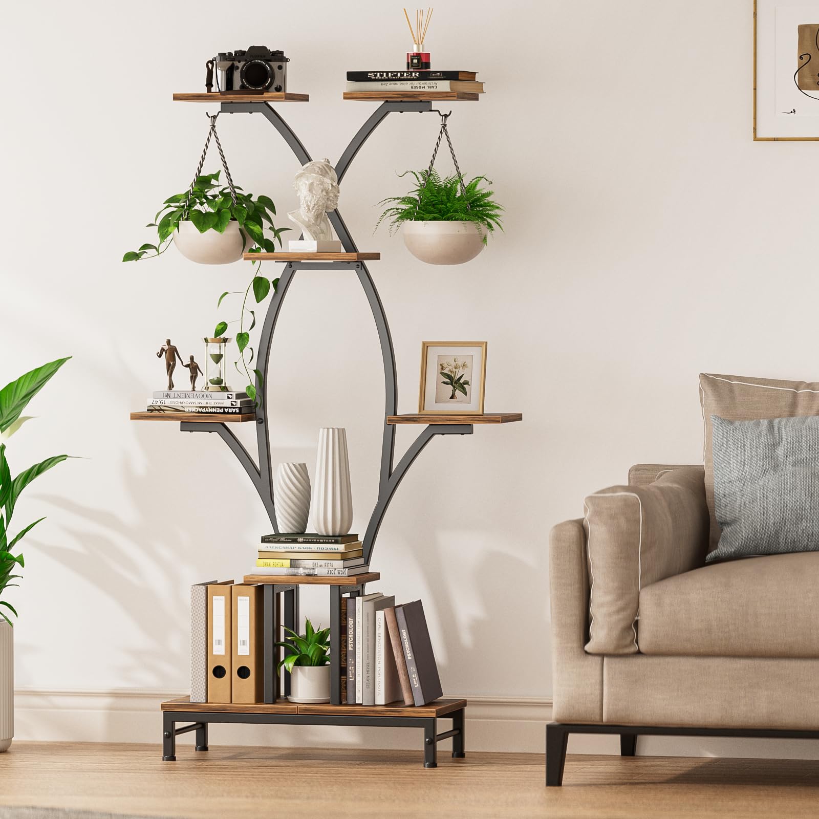 VOZZYOTO elegant stand adds refined decor to living rooms and offices.