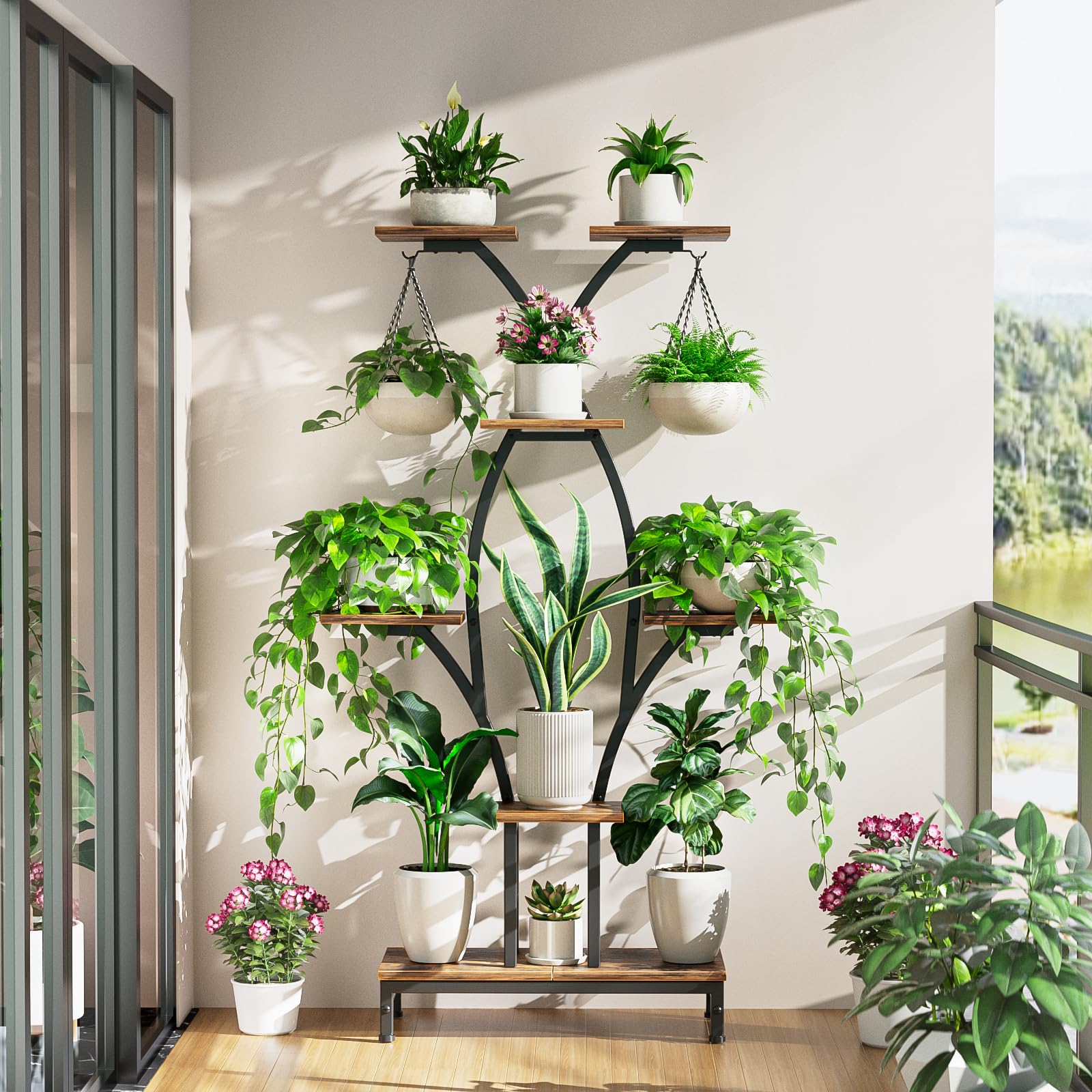 VOZZYOTO hooks for hanging planters expand display options.