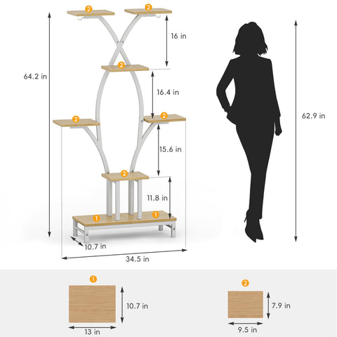 VOZZYOTO water-resistant shelves resist warping and moisture damage.