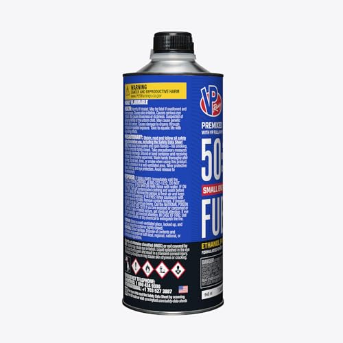 VP Racing 2-Cycle fuel no ethanol container helps protect fuel system