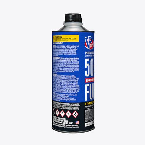 VP Racing 2-Cycle fuel no ethanol container helps protect fuel system