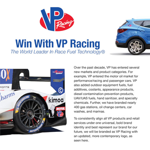 VP Racing 2-Cycle fuel pour into chainsaw for fast starts