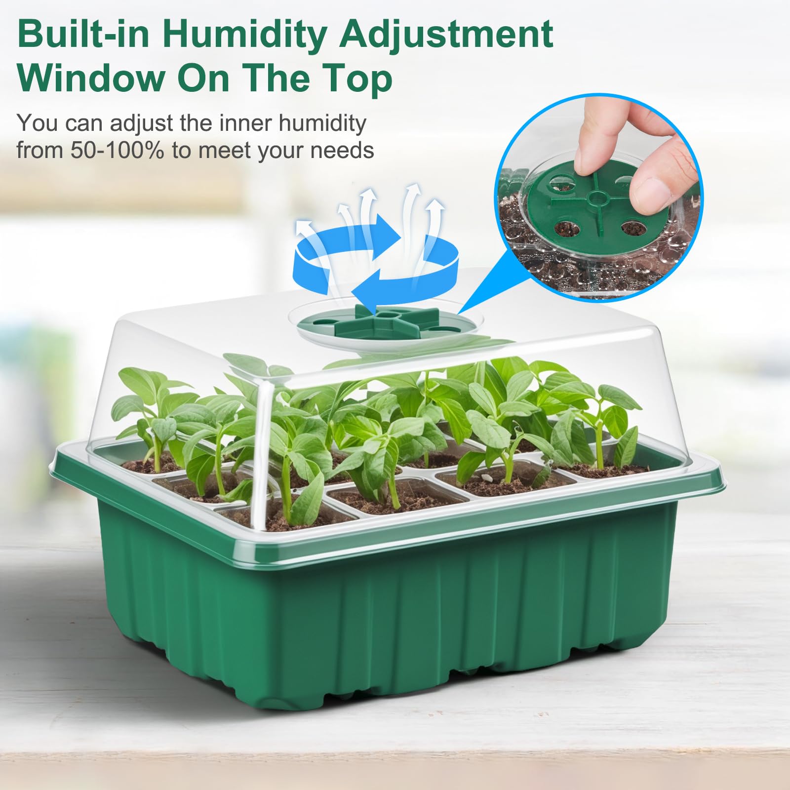 VPQZUPG enhanced drainage design promotes proper water flow and prevents overwatering for healthier plants.