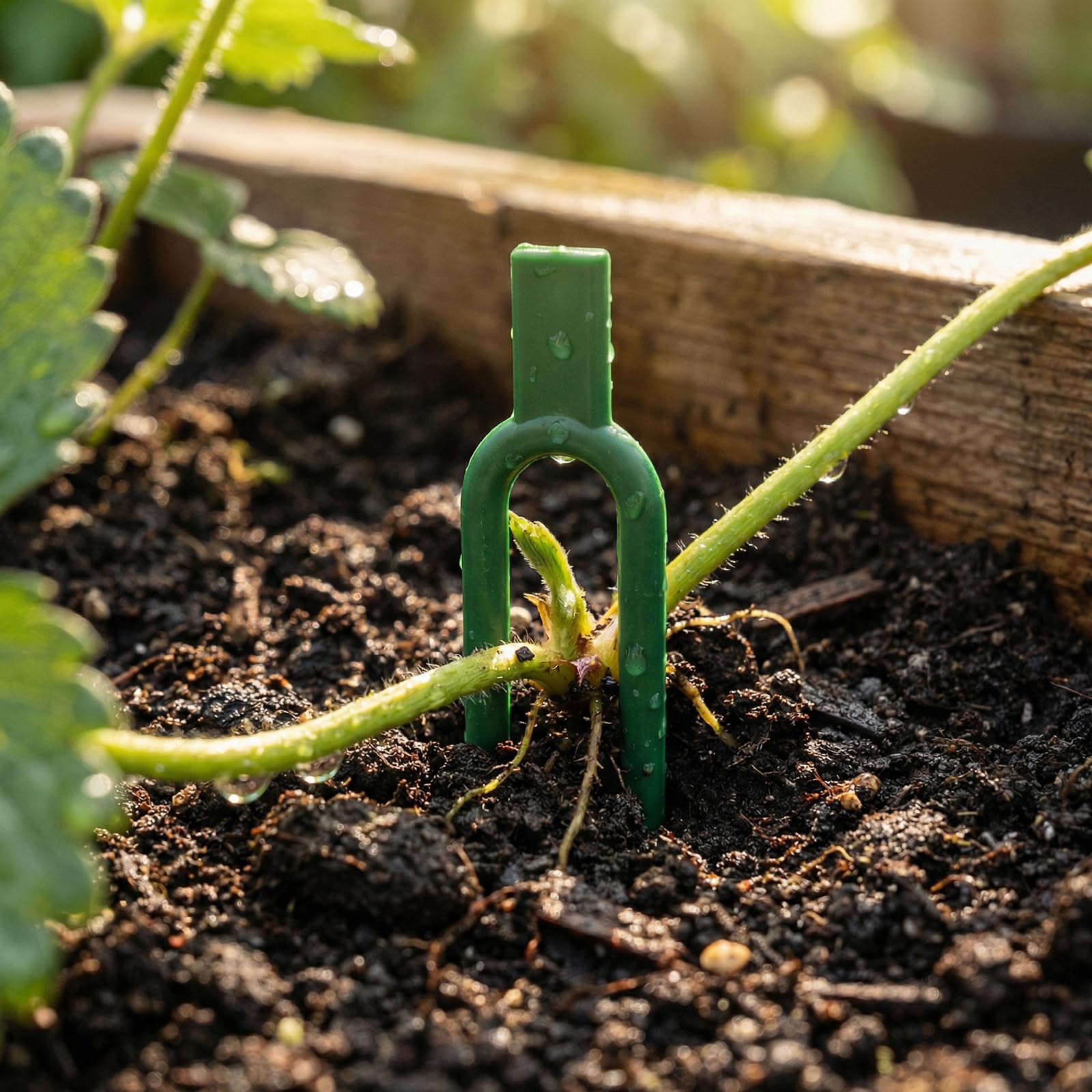VPWHY strawberry runners root with these pins, keeping beds tidy.