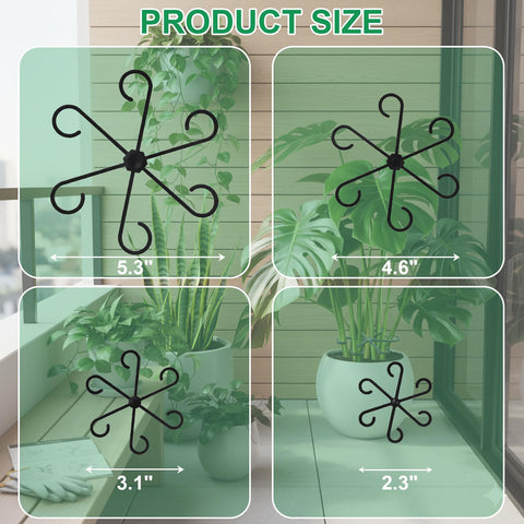 VPWHY weather-resistant plastic construction provides durable indoor or outdoor support.