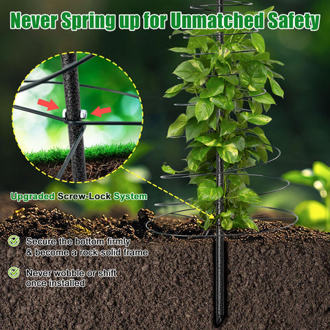 VRIEZOP adjustable height trellis from 12.2 to 44 inches