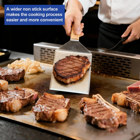 Vriysei Smash Burger Spatula heat-resistant design for versatile cooking