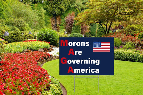 Vrogadso American flag graphic adds a patriotic touch to the display.