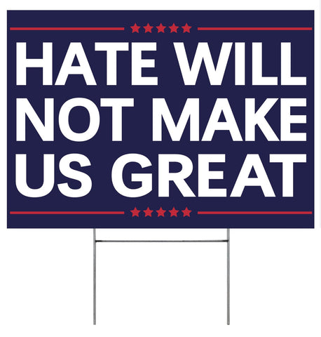 Vrogadso anti yard sign double-sided display for clear visibility from all angles