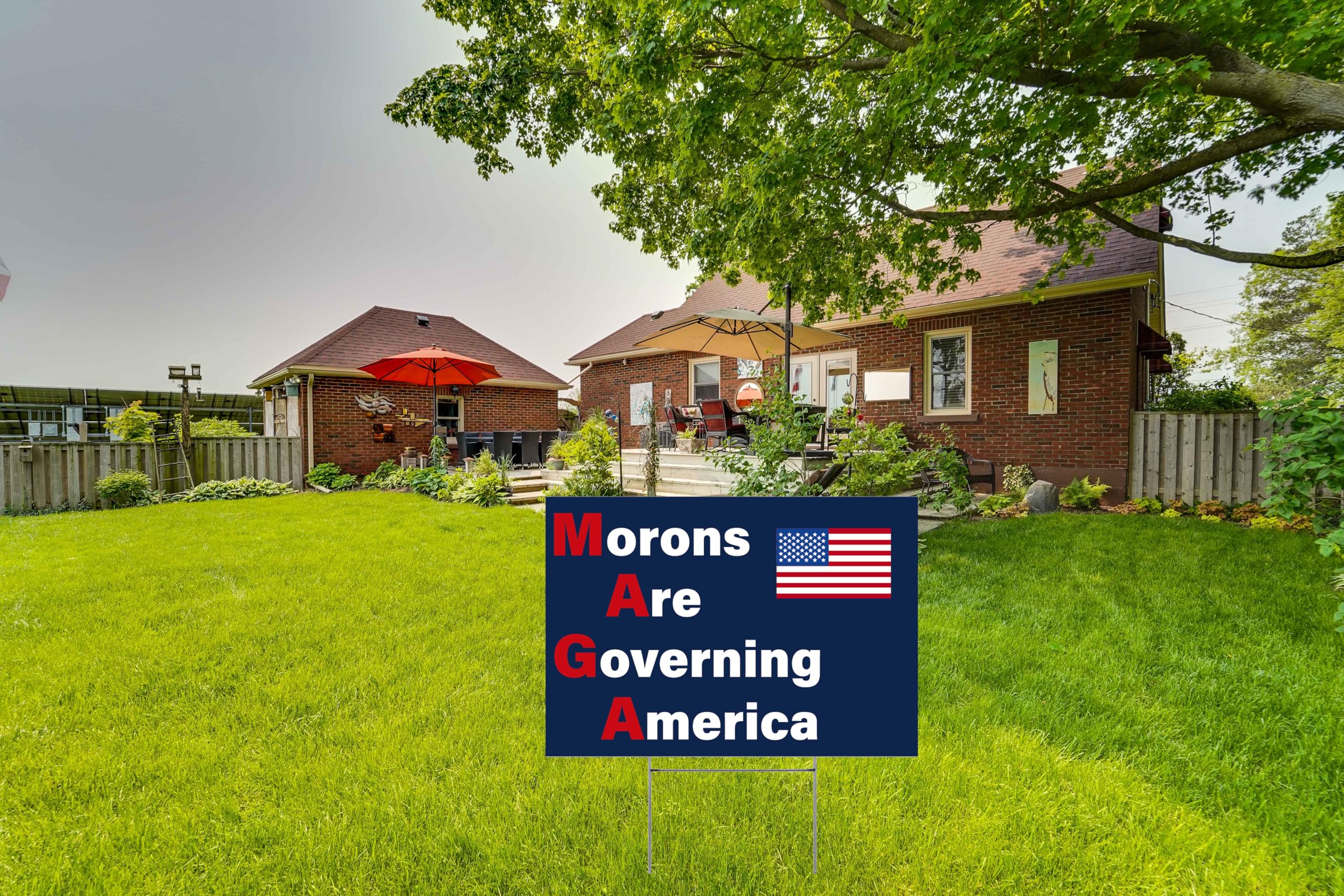 Vrogadso bold red white text emphasizing messaging and visibility.