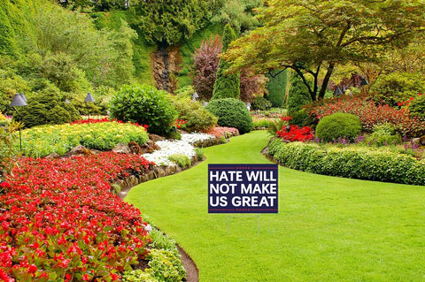 Front or back yard display suitable for campaign messaging