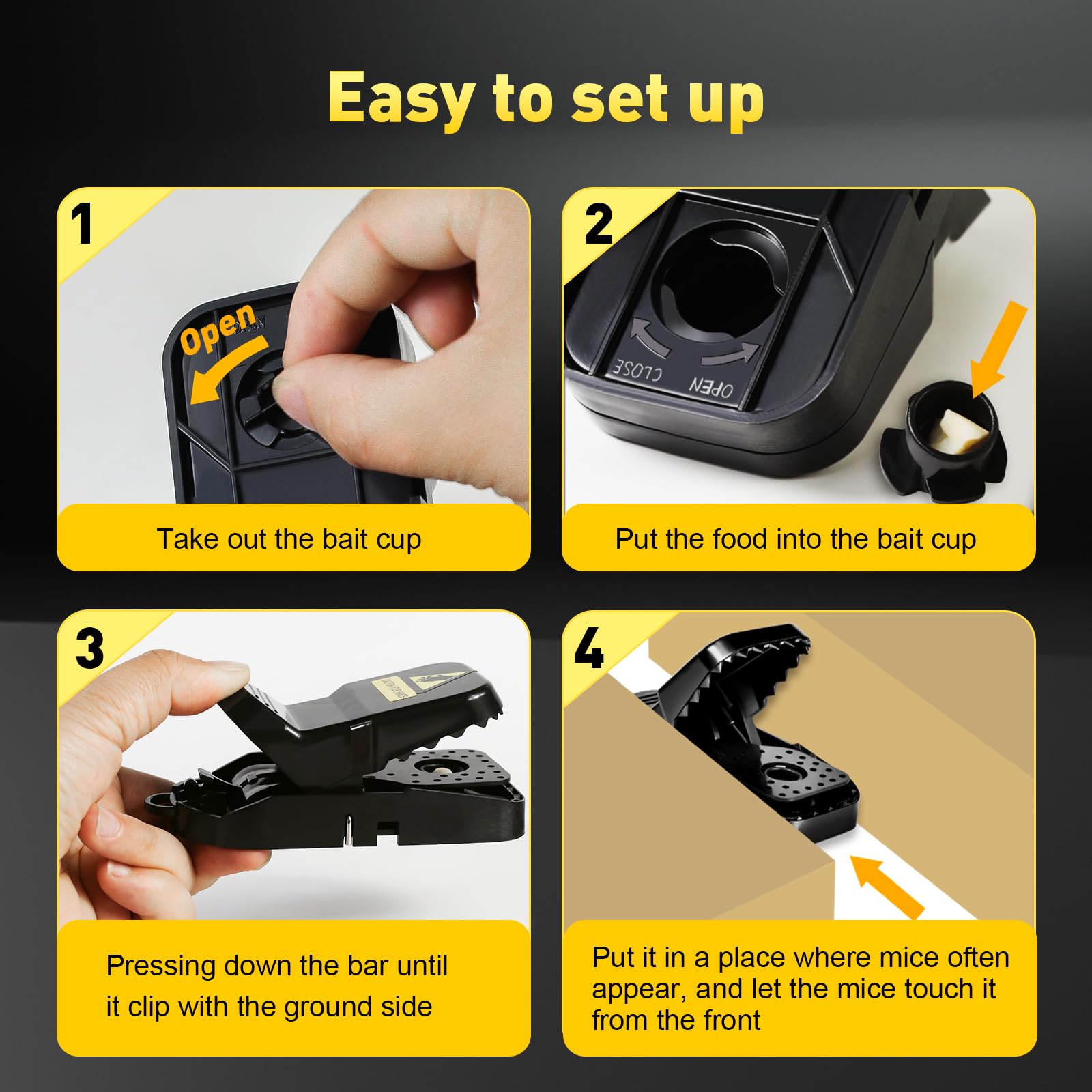 VRXVR safe disposal no touch release for mess free cleanup
