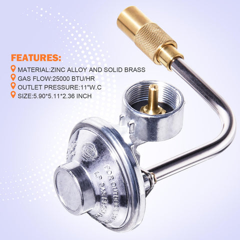 Vsearch regulator non-slip knurl design for tool-free replacement