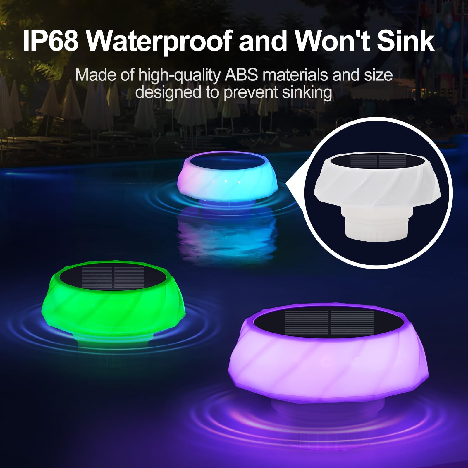 VsMon-Fri durable pool accessory for year-round use in sun or shade.