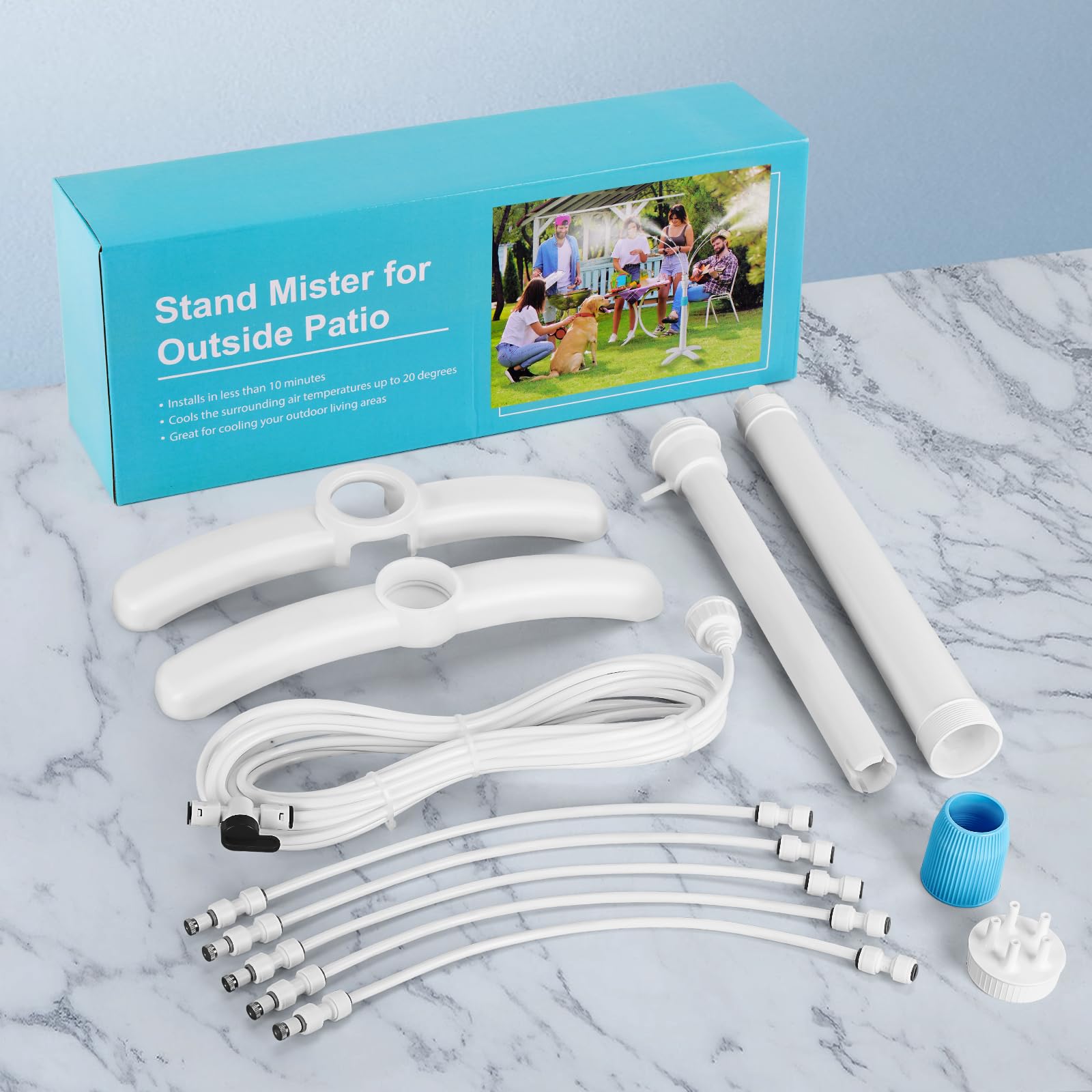 VsMon-Fri versatile misting for patios and yards
