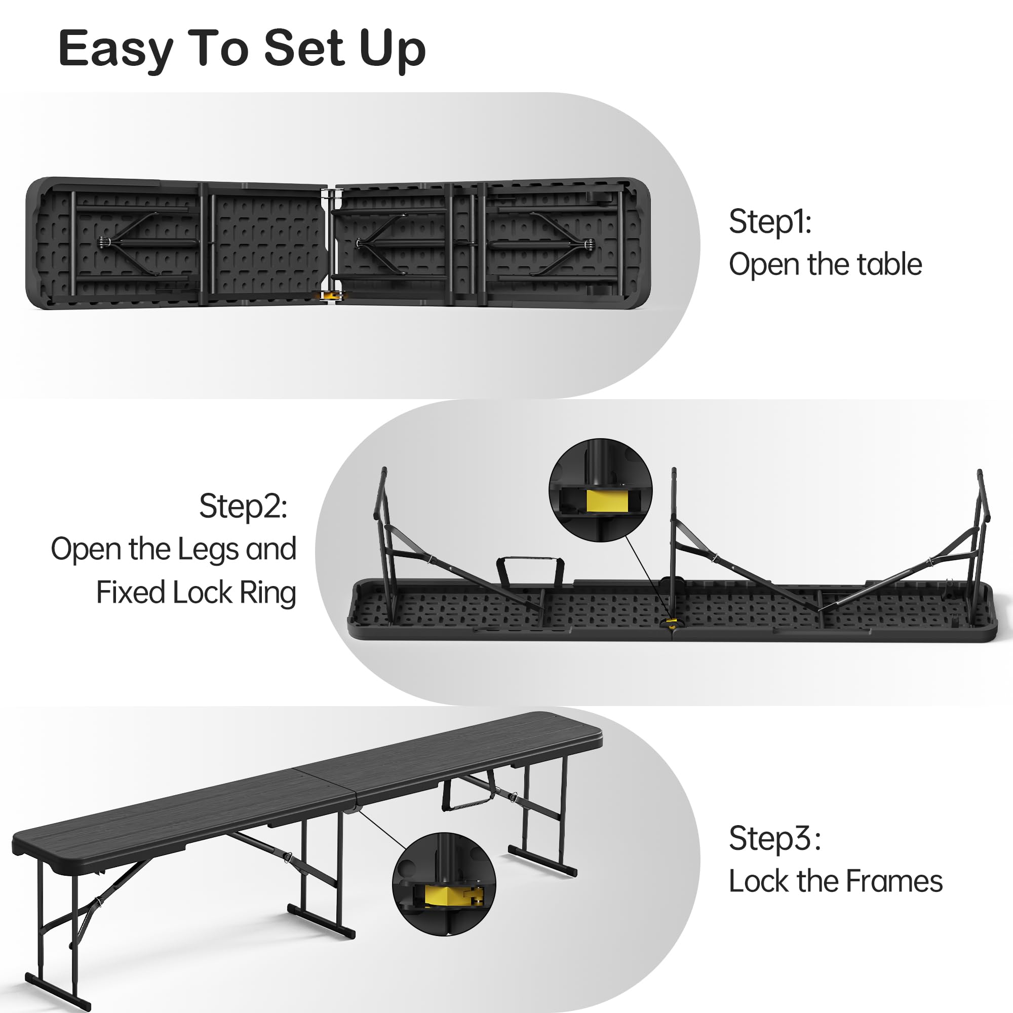VSOAEIL waterproof HDPE surface withstands outdoor use.