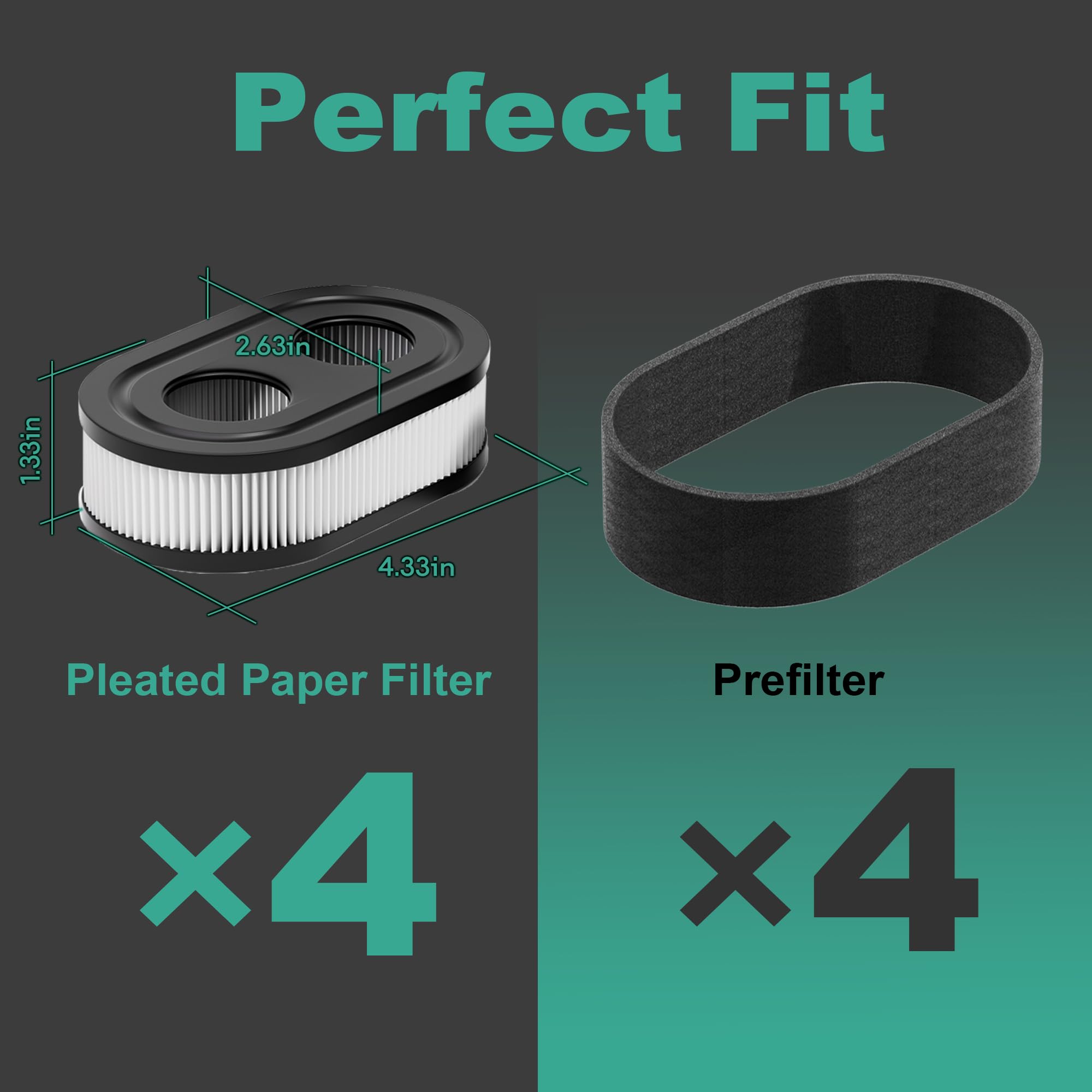 VSSYURT-US dust protection filter shields engine components.