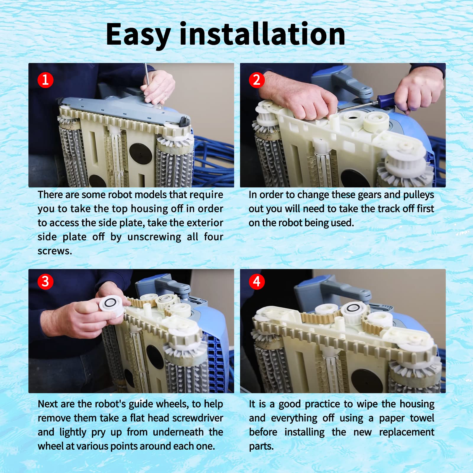 Easy-install Dolphin parts kit from Vsttar for quick maintenance