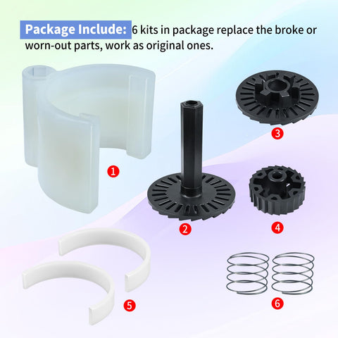 Six replacement sets packaged for Vsttar GW9503 DIY repairs