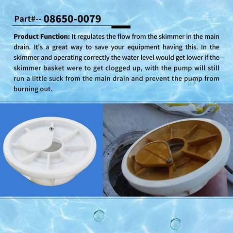 Vsttar main drain fluidity adjustment supports pump safety.