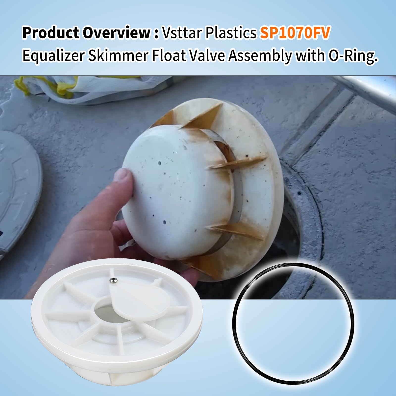 Vsttar SP1070FV skimmer lower link assists smooth maintenance