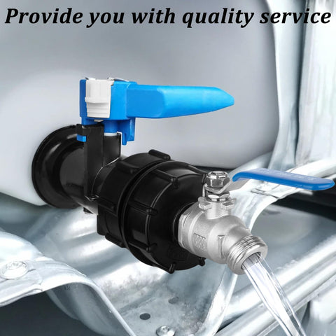 Vtenyeo anti-slip metal handle for easy on/off control.