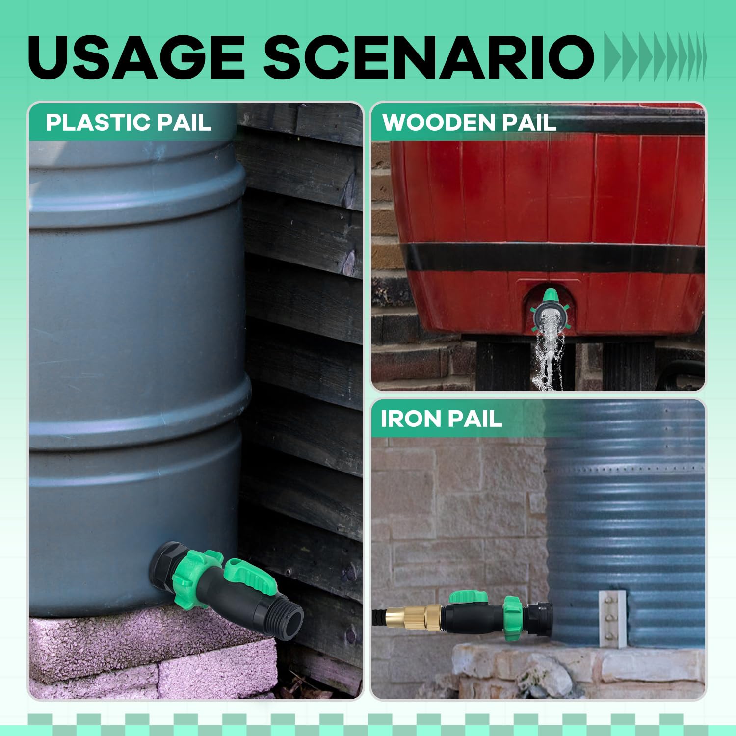 Vtenyeo 2-pack spigot kit supports multiple watering projects.