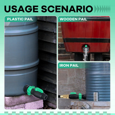 Vtenyeo 2-pack spigot kit supports multiple watering projects.