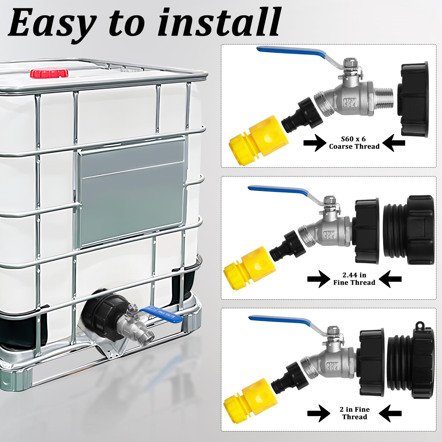 Vtenyeo garden hose connector for versatile irrigation.