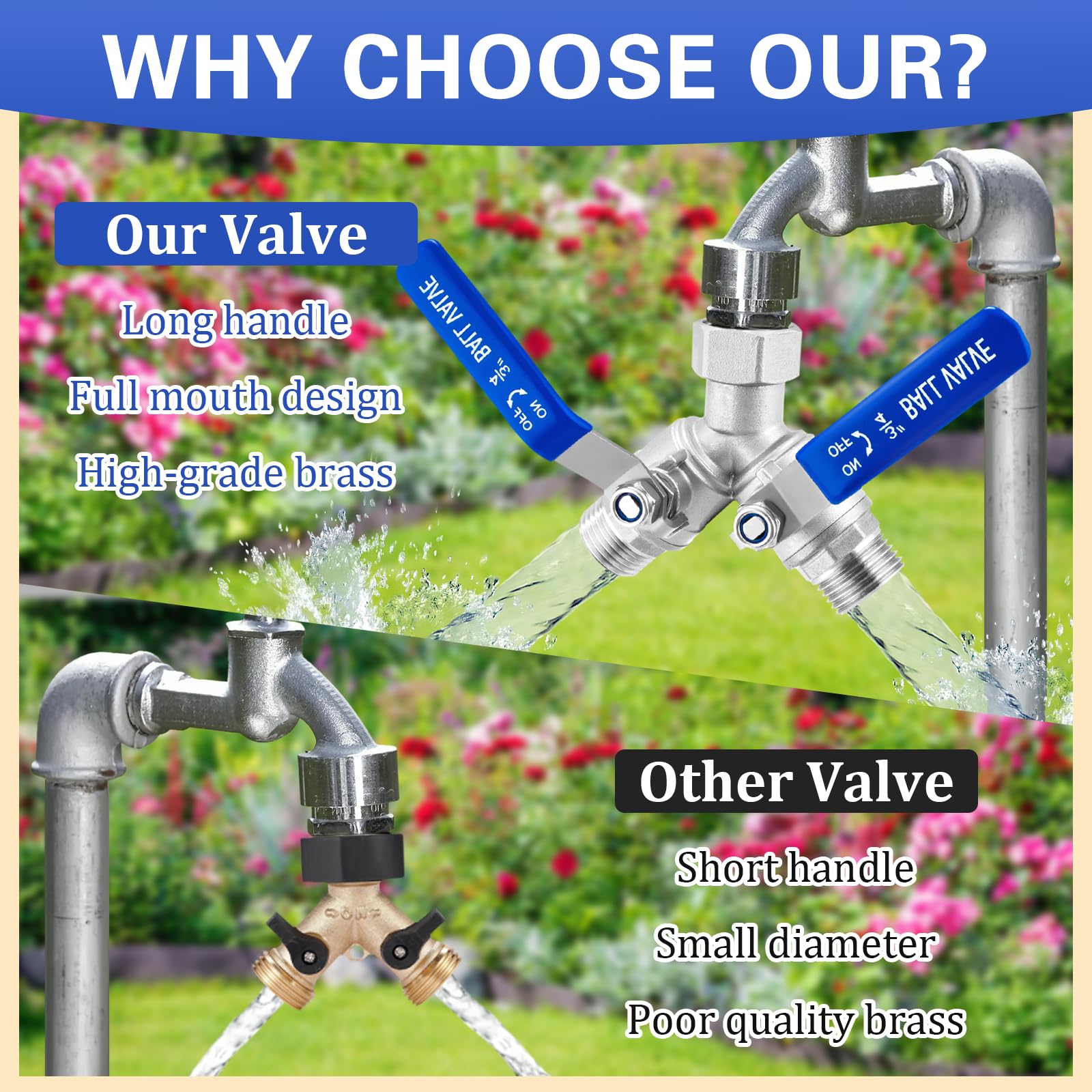 Vtenyeo lead-free stainless steel supports safe water use and durability.