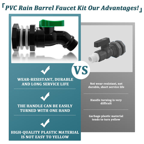 Vtenyeo easy installation spigot makes container-to-system setup simple
