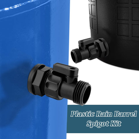 Vtenyeo rain barrel kit supports efficient irrigation for gardens.