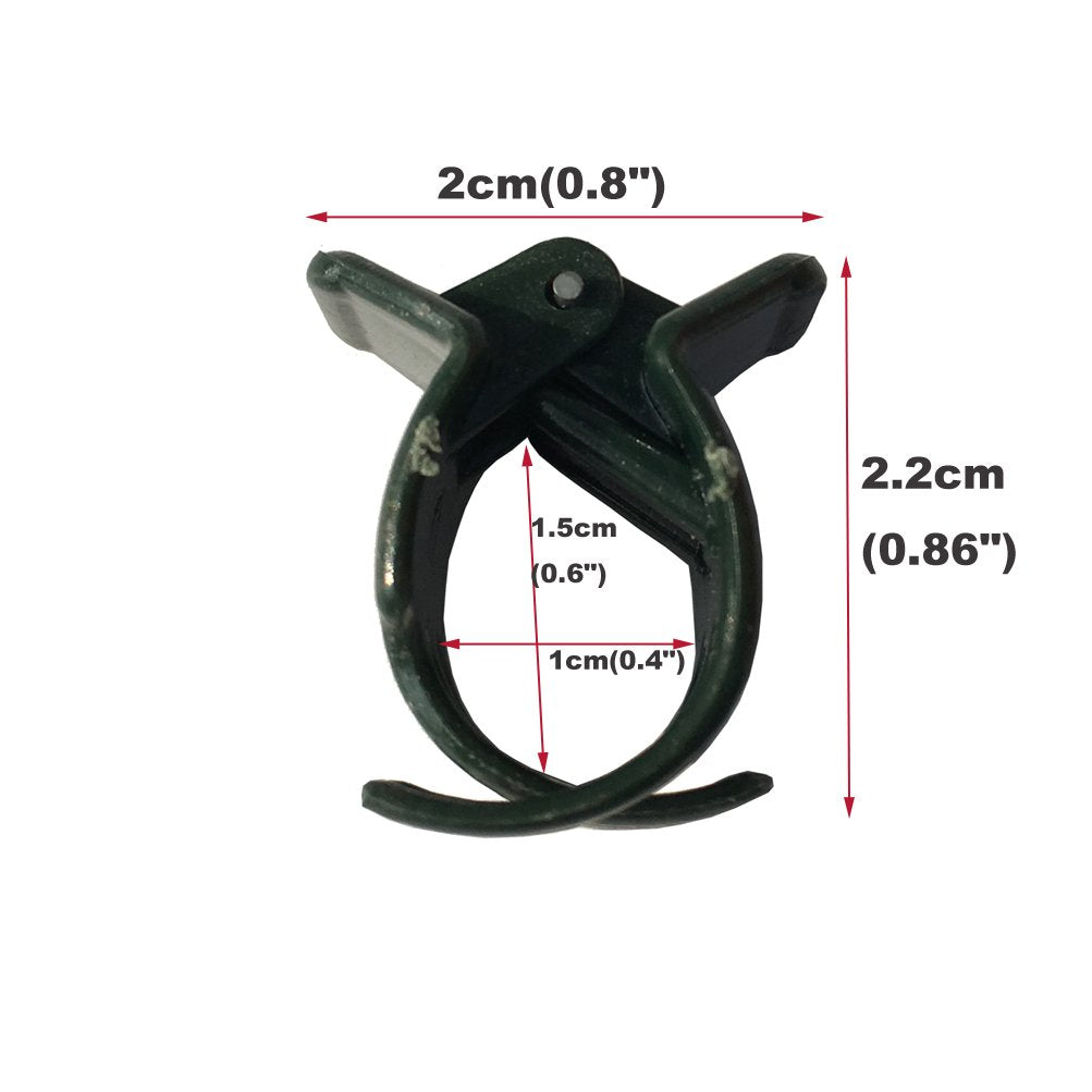 Vtete garden support clips guide climbing plants to stay upright.