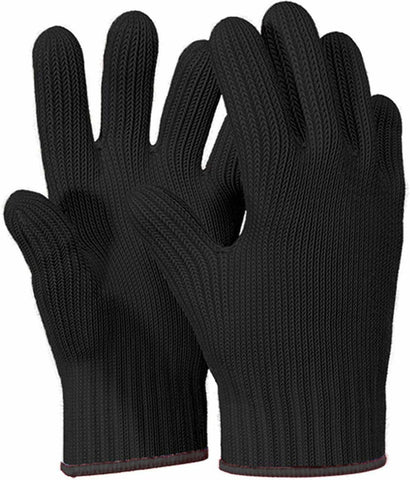 V TOWER aramid oven gloves with fingers for precise grilling and cooking grip.
