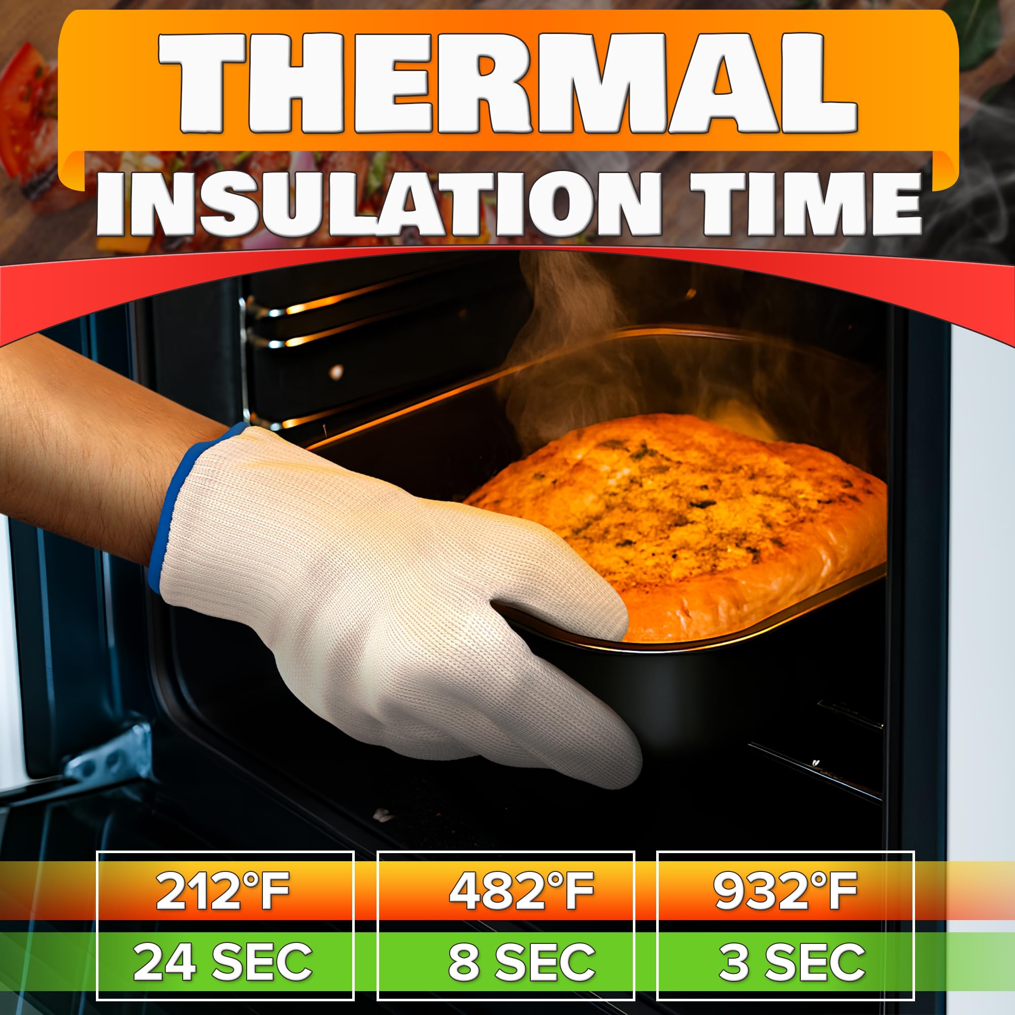 V TOWER compact gloves store easily between kitchen tasks.