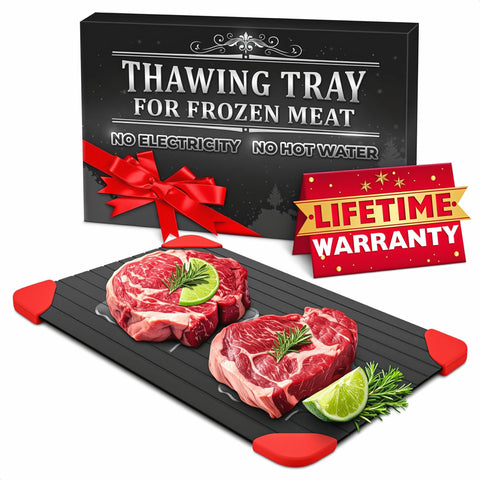 VTOWER defrosting tray 14x8 aluminum heats evenly for faster thawing