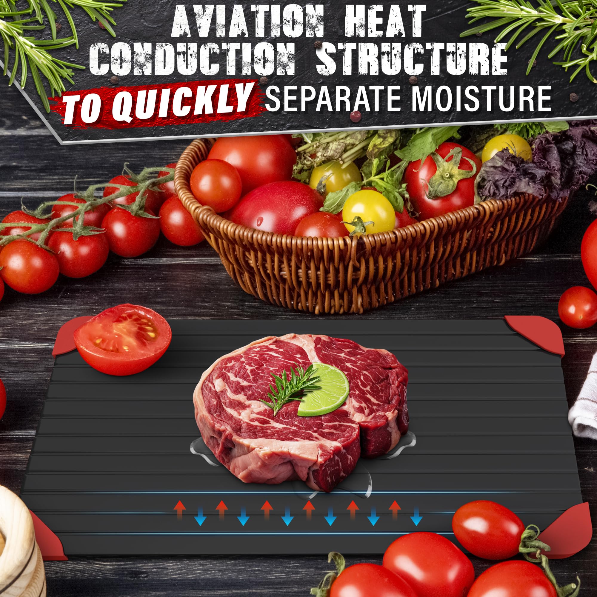VTOWER defrosting tray dishwasher-safe for quick maintenance