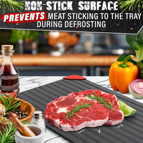VTOWER defrosting tray easy-to-clean after use with warm soapy water