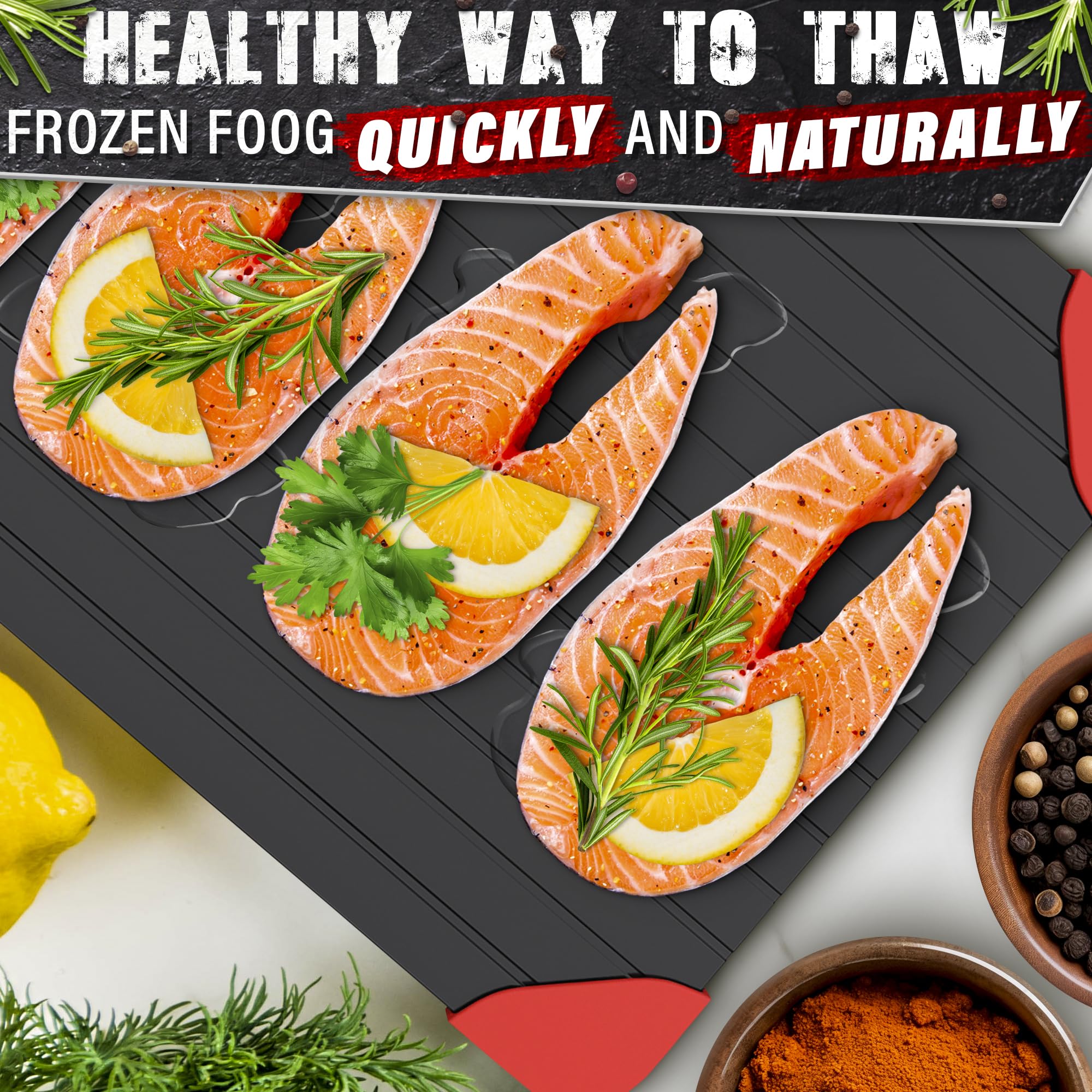 VTOWER defrosting tray energy-free design speeds defrosting without electricity