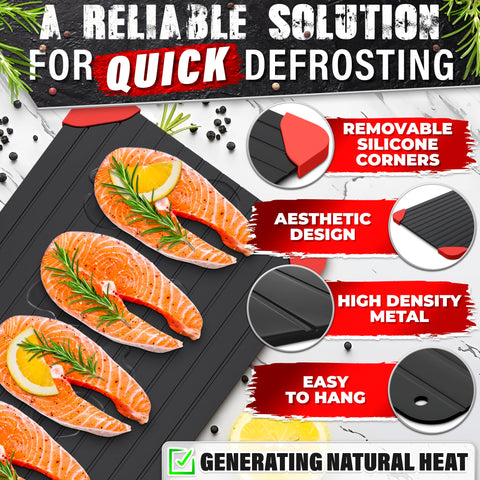 VTOWER defrosting tray large surface thaws multiple items at once