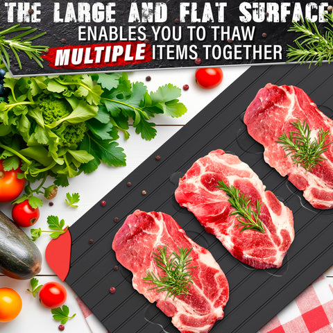 VTOWER defrosting tray non-stick surface minimizes sticking and cleanup