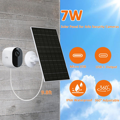 VUEBEE 7W panel IP66 weatherproof for year-round outdoor reliability.