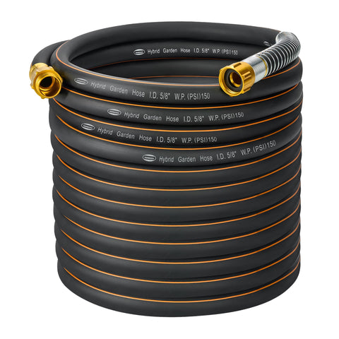 VUNDARA 100 ft high-flow garden hose ready for efficient watering